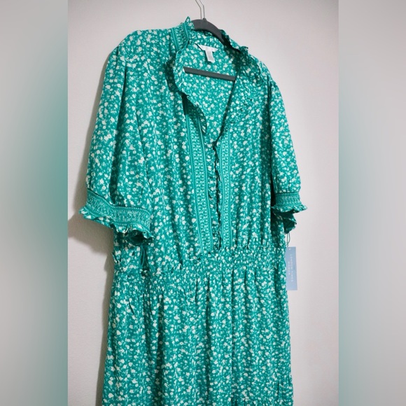 Jade Ivory Peasant Dress - Picture 3 of 8